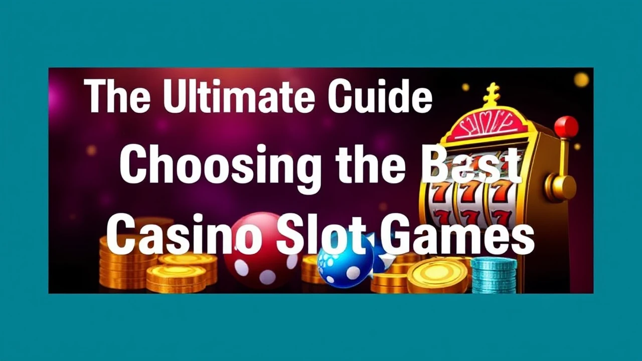 The Ultimate Guide to Choosing the Best Casino Slot Games