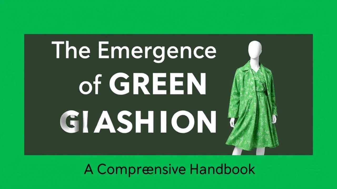 The Emergence of Green Fashion: A Comprehensive Handbook