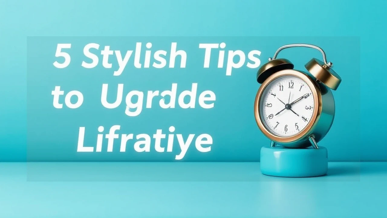 5 Stylish Tips to Upgrade Your Lifestyle
