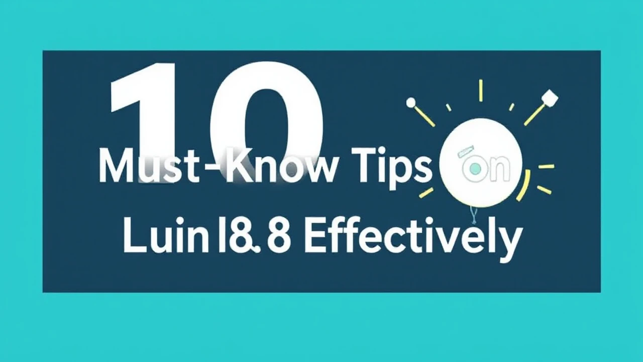 Important 10 Must-Know Tips for Using Lu88 Effectively