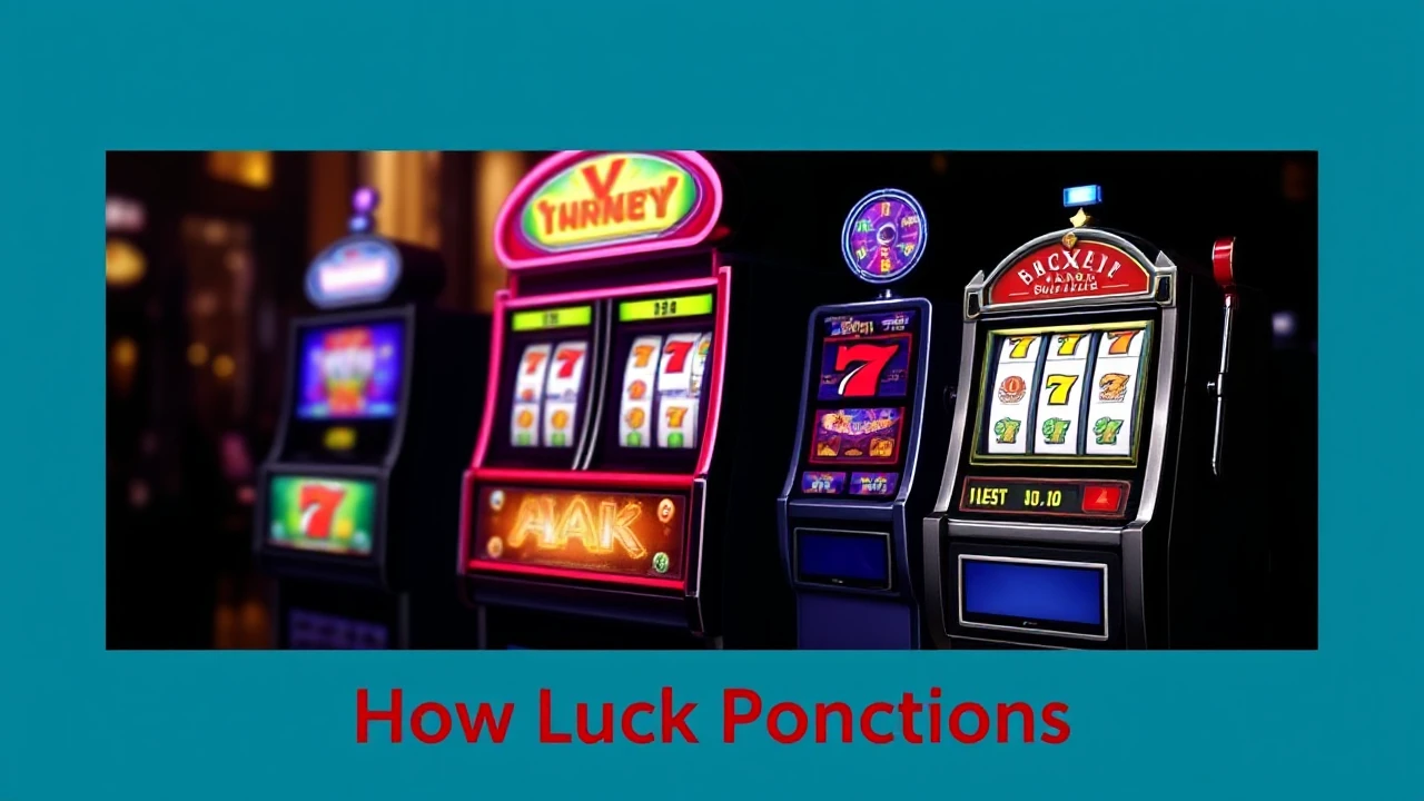 Revealing the Intricacies of Slot Machines: How Luck Functions