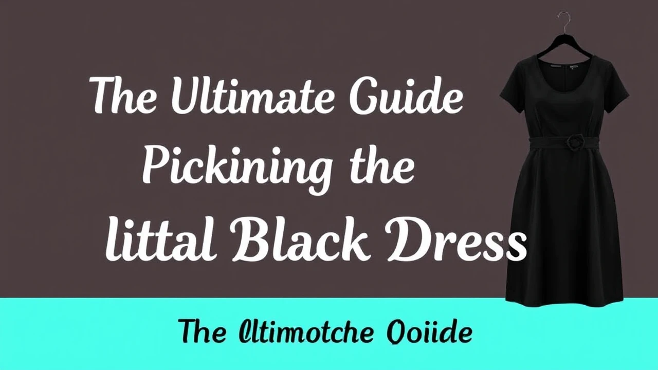 The Ultimate Guide of Picking the Ideal Little Black Dress