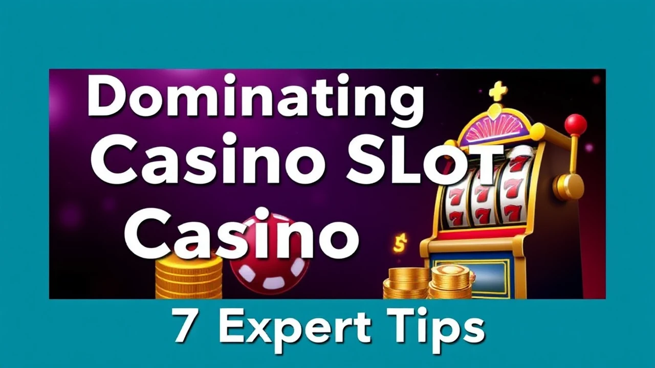 Dominating Casino Slots: 7 Expert Tips