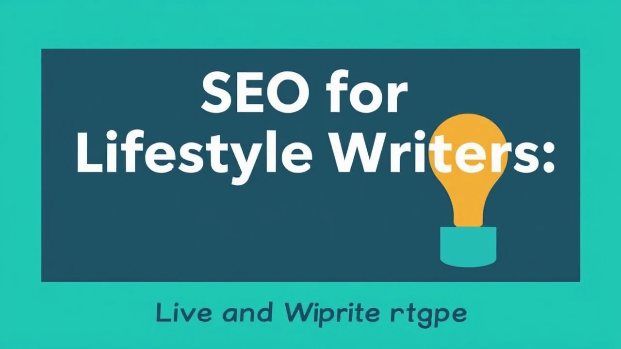 SEO for Lifestyle Writers: Living and Writing with Purpose