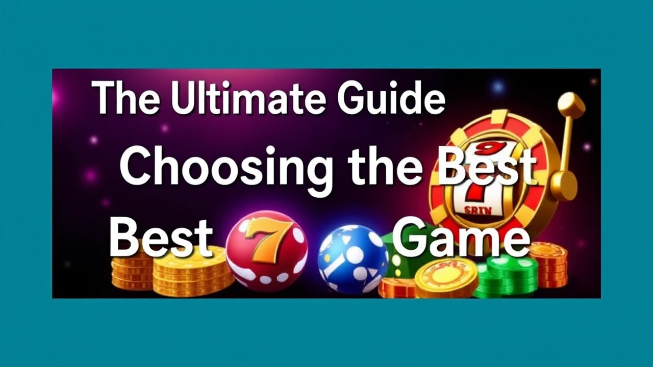 The Ultimate Guide to Choosing the Best Casino Game