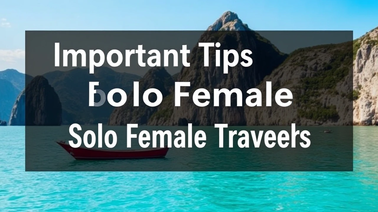 Important Tips for Solo Female Travelers: Staying Safe and Feeling Empowered