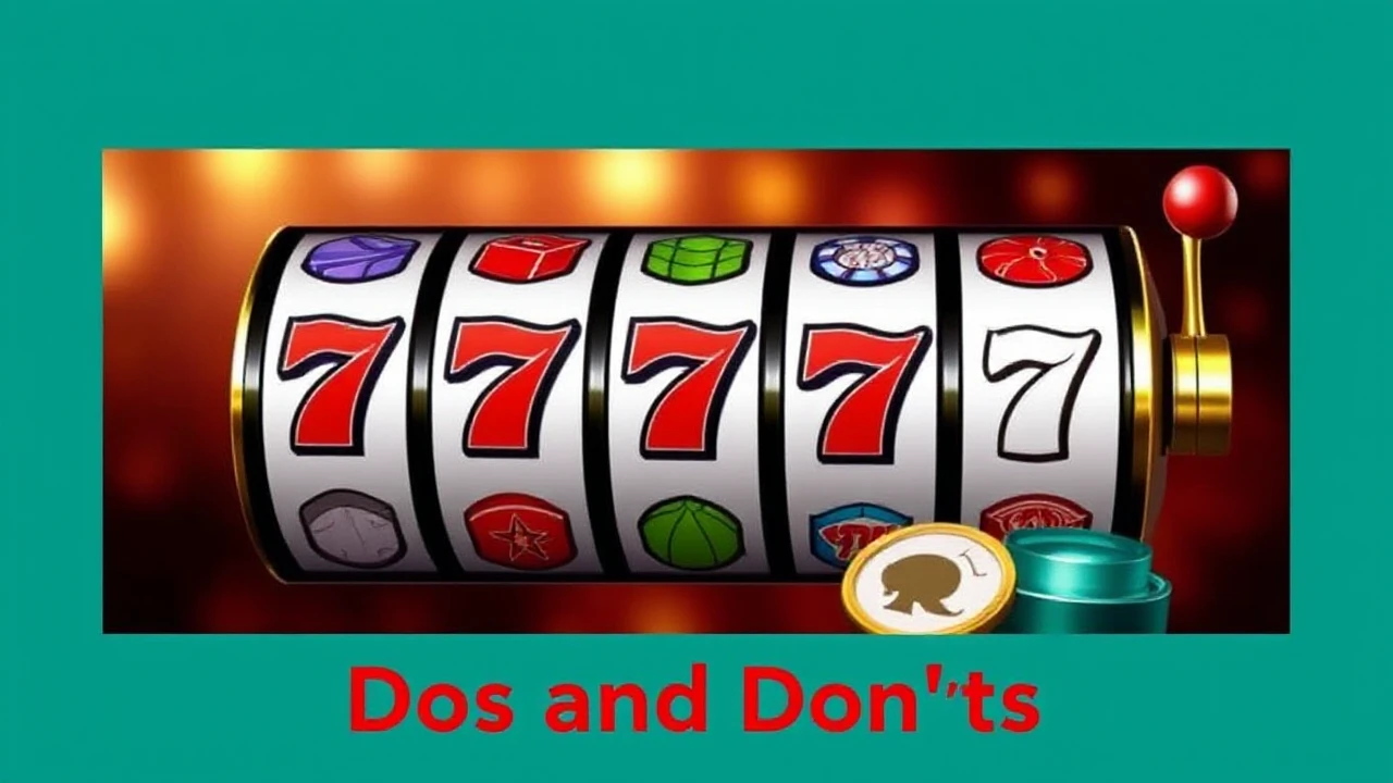 One Definitive Compendium to Web-Based Casino Slot Etiquette: Dos and Don'ts
