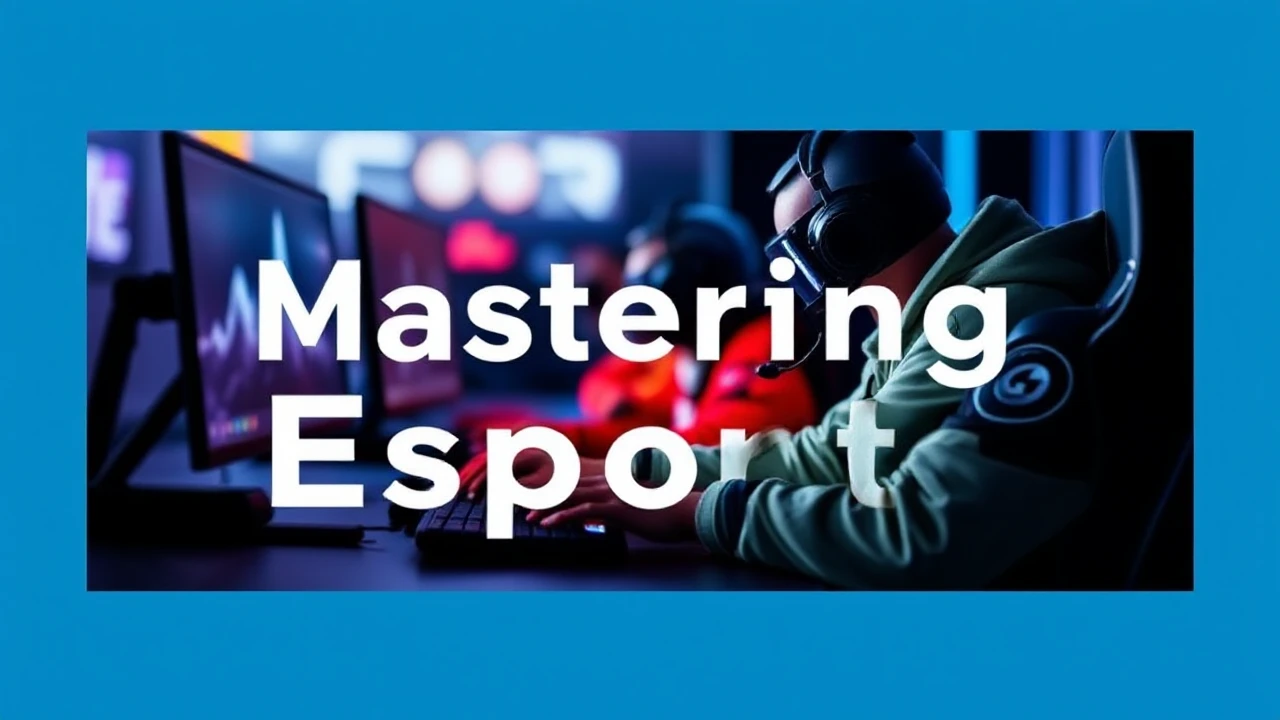 Mastering Esports: An Amateur's Guide to High-Level Gaming