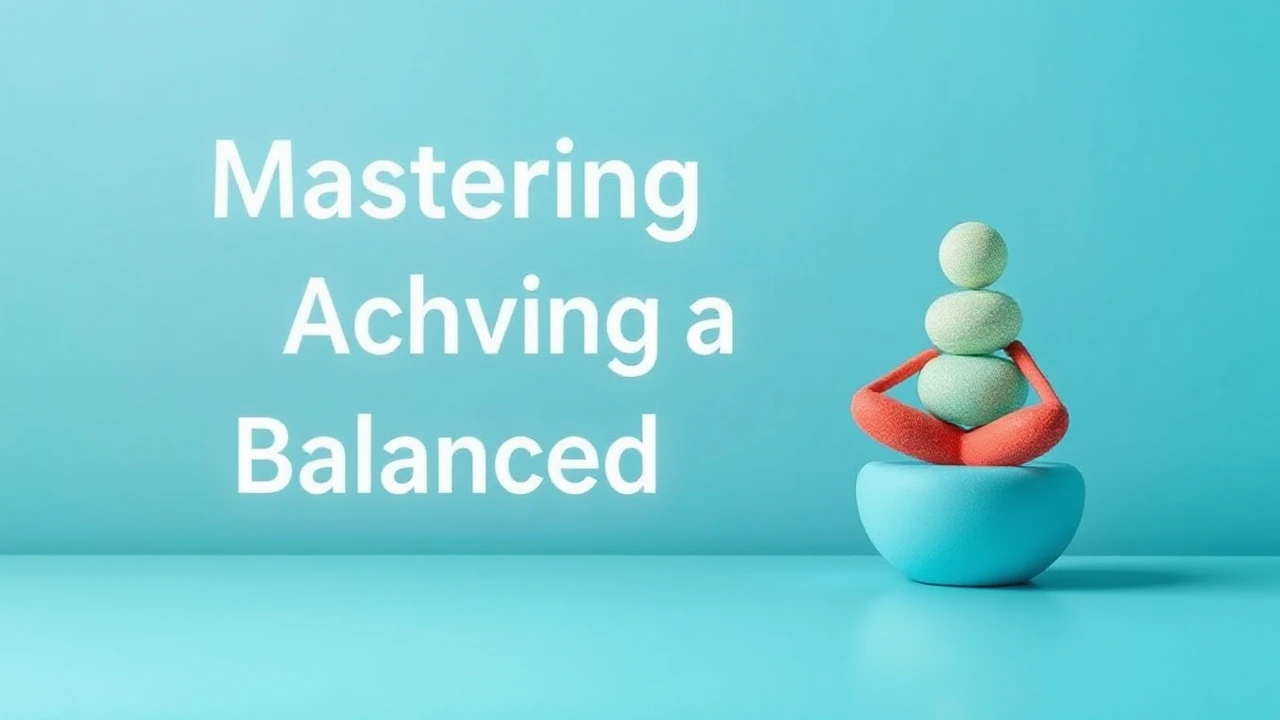 Mastering to Achieving a Balanced Lifestyle