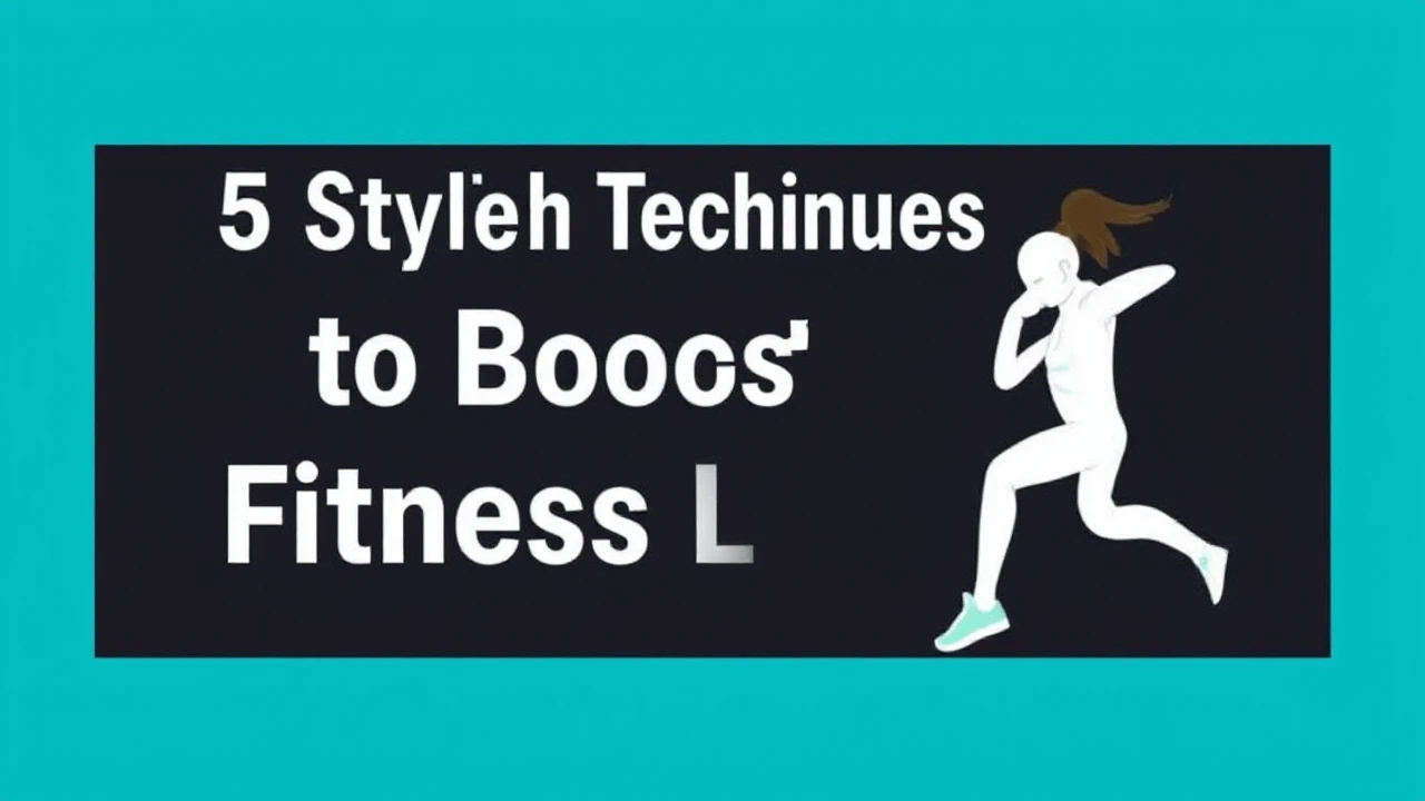 5 Stylish Techniques to Boost Your Fitness Lifestyle