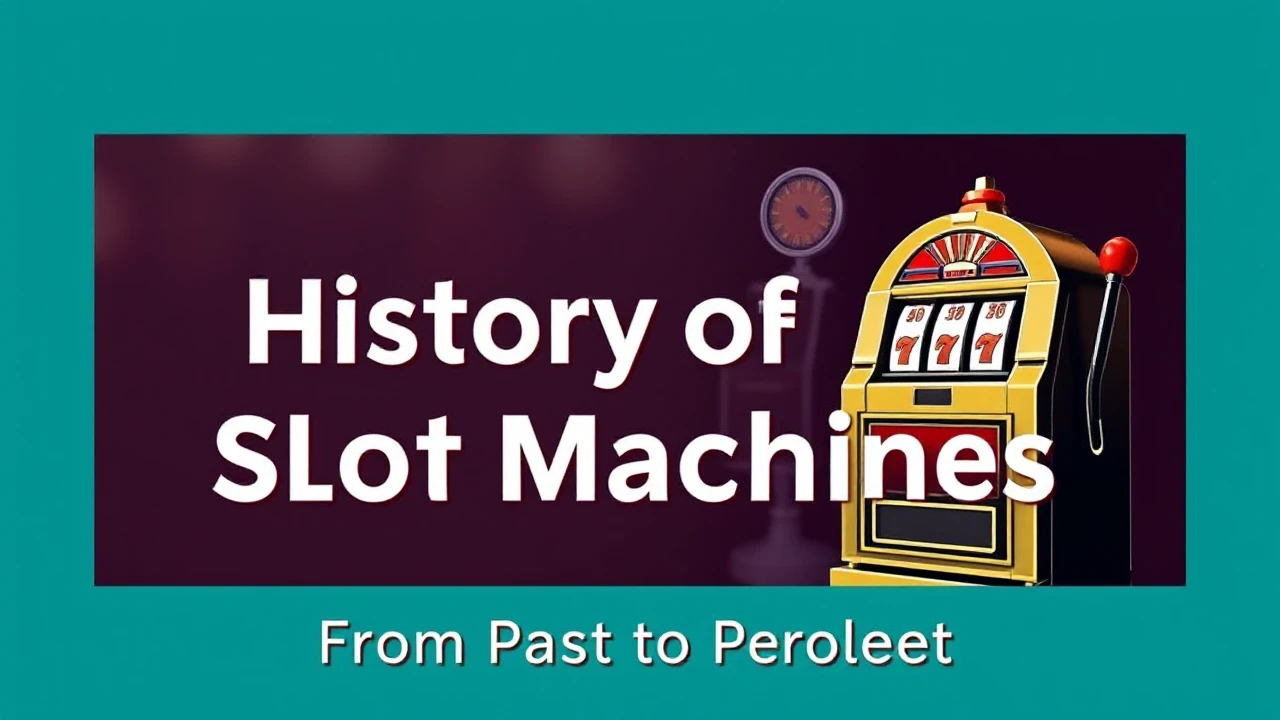 From Past to Present: Tracing the History of Slot Machines