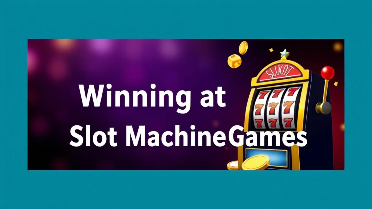 Your Go-To Manual to Winning at Slot Machine Games