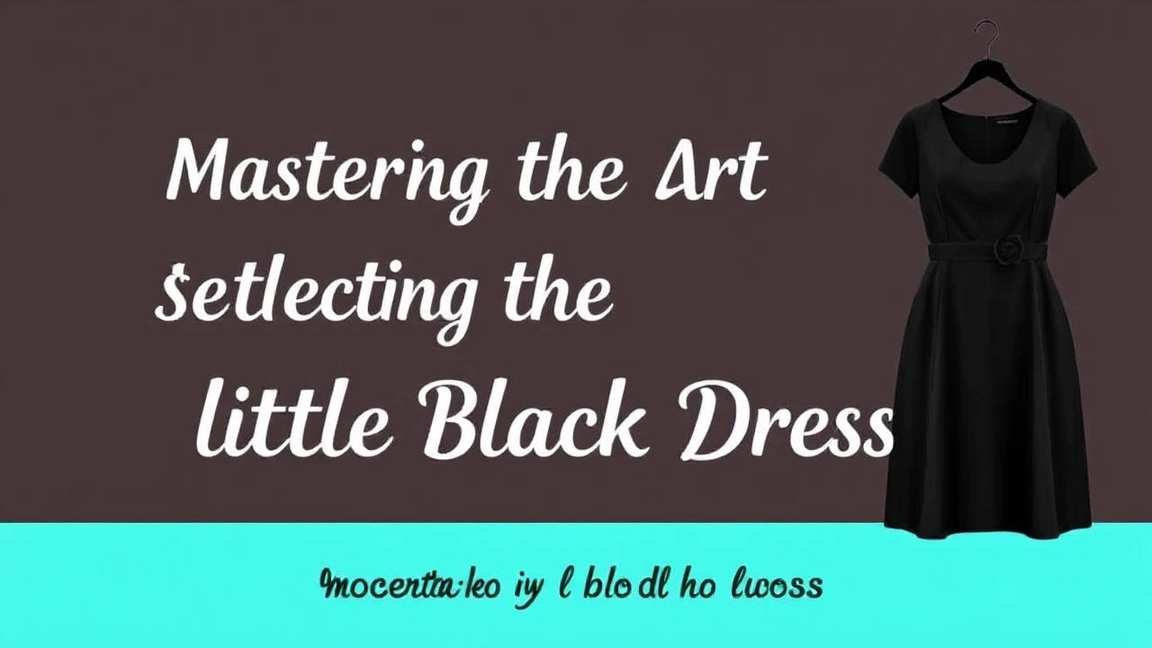 Mastering the Art of Selecting the Ultimate Little Black Dress