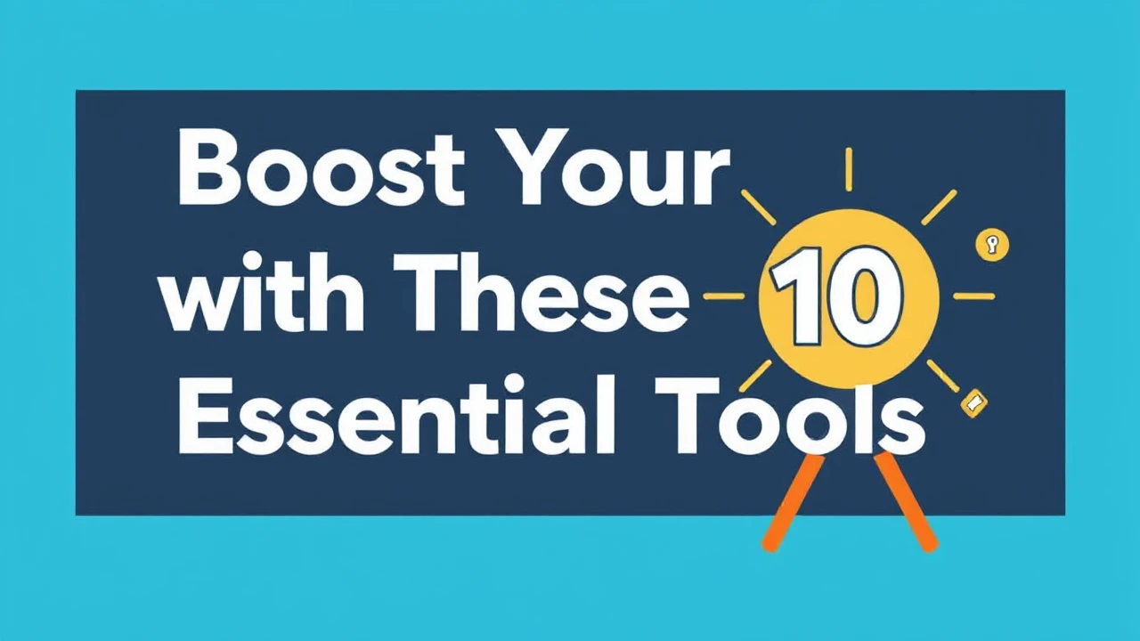 Boost Your Business with These 10 Essential Tools