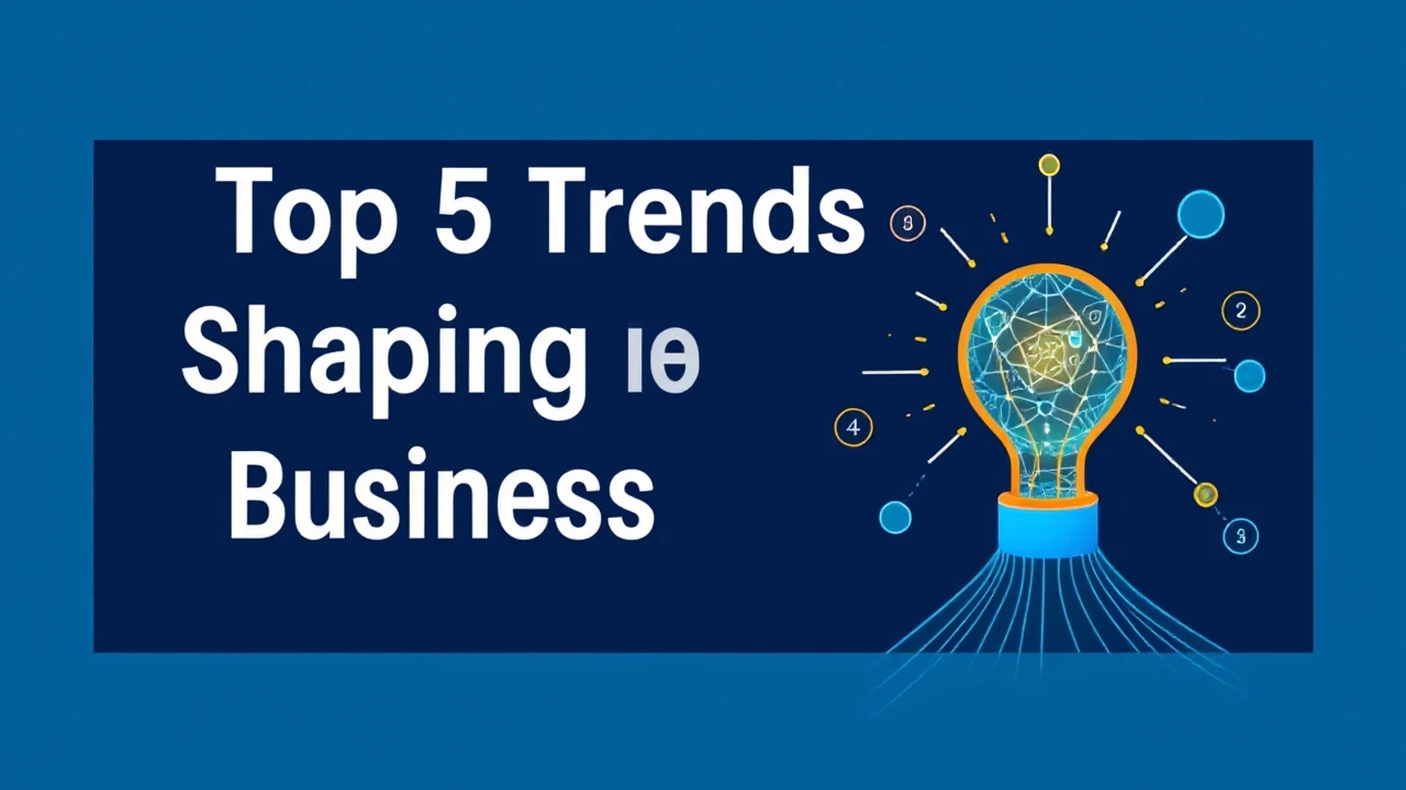 Unveiling the Top 5 Trends Shaping the Future of Business Innovation