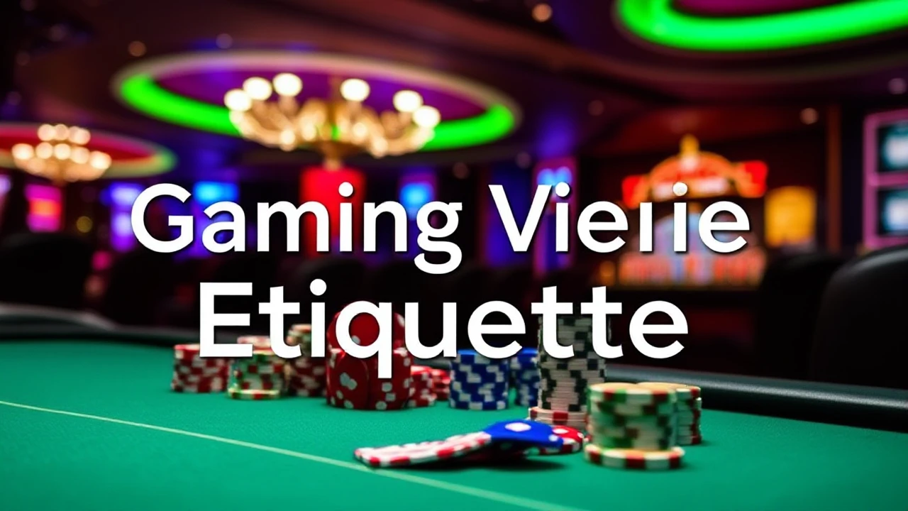 The Ultimate Guide for Gaming Venue Etiquette: Essential Tips to Navigate the Glamorous World of Casinos