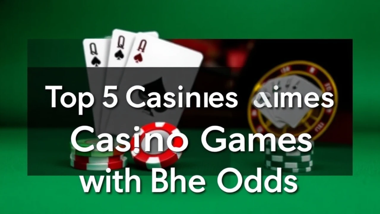 Unveiling the Top 5 Casino Games with the Best Odds