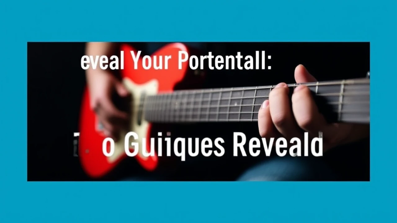 Reveal Your Potential: Pro Guitar Techniques Revealed