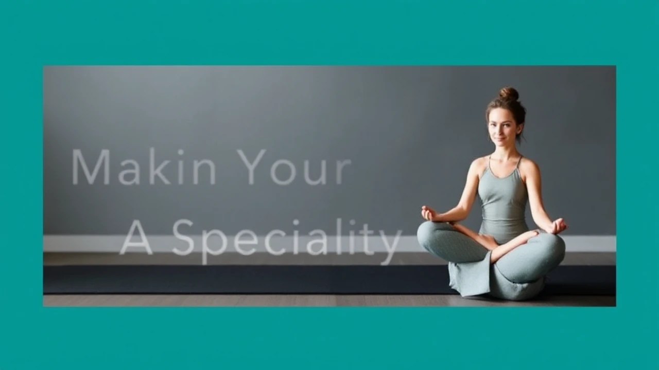 An Breakdown Of Niche Marketing - Making Your Yoga Studio A Specialty Shop