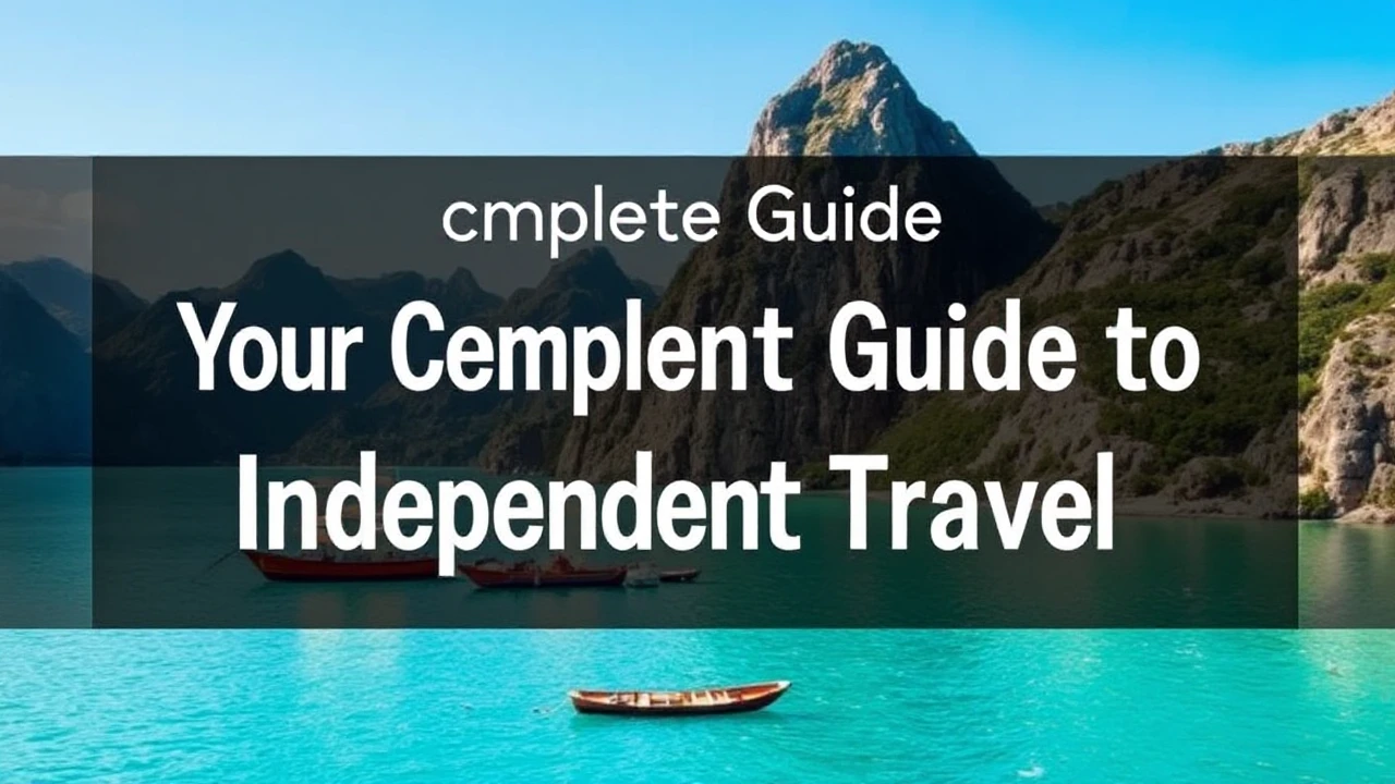 Your Complete Guide to Independent Travel: Key Tips for Embarking on the World Alone
