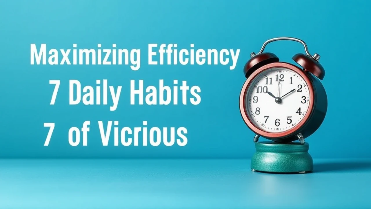 Maximizing Efficiency: 7 Daily Habits of Victorious Individuals