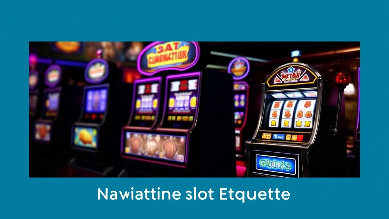 Navigating Slot Etiquette: Do's and Don'ts in the Casino