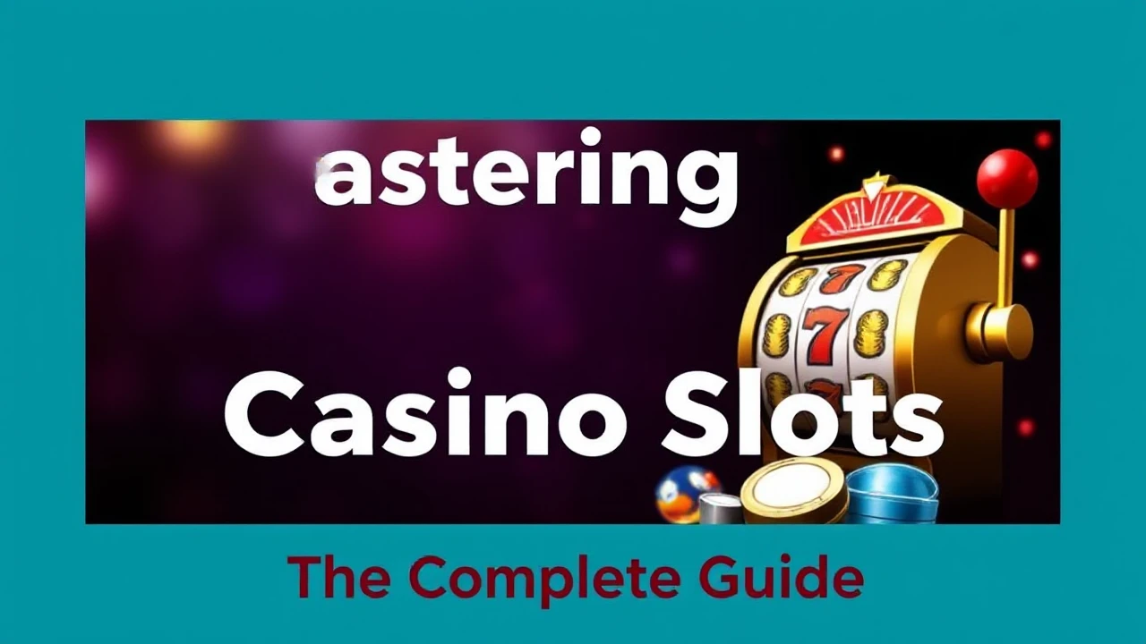 Mastering Casino Slots: The Complete Guide