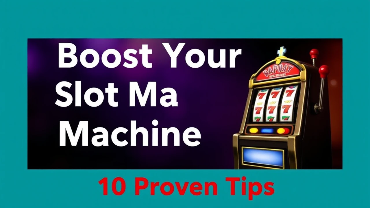 Boost Your Slot Machine Winnings: 10 Proven Tips