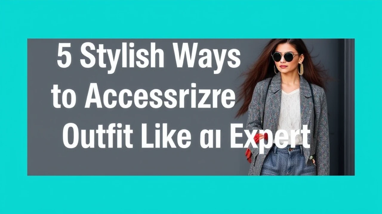 5 Stylish Ways to Accessorize Your Outfit Like an Expert