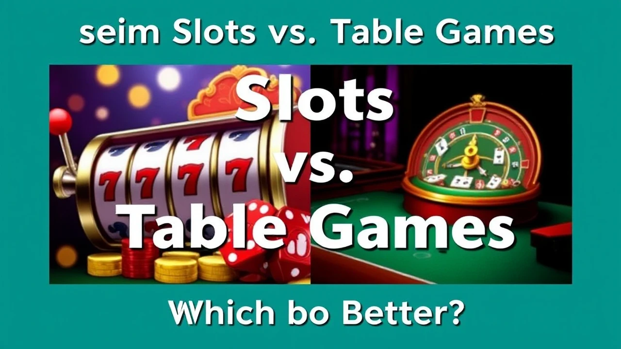 Casino Slots vs. Table Games: Which is Better?