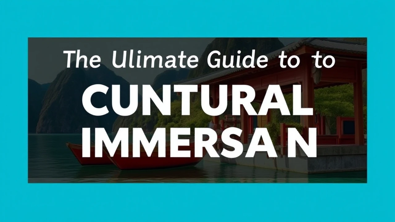 The Ultimate Guide to Cultural Immersion: Embracing Local Traditions While Traveling