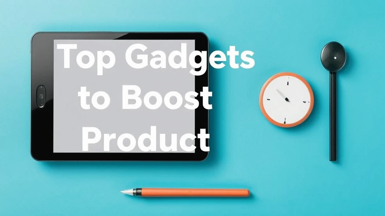 Top Gadgets to Boost Your Productivity