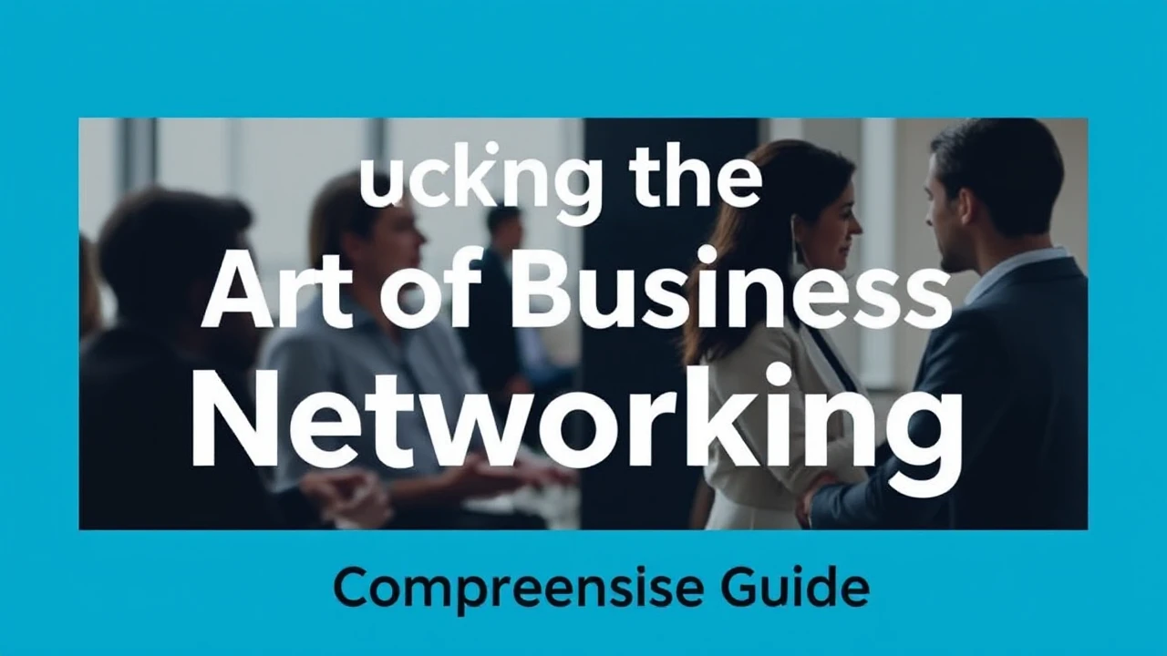 Unlocking the Art of Business Networking: A Comprehensive Guide
