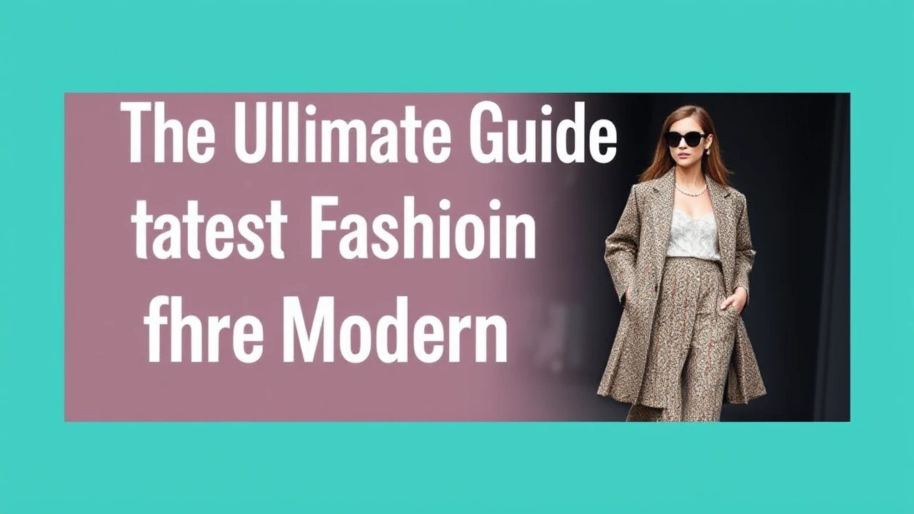 The Ultimate Guide to Latest Fashion for the Modern Woman