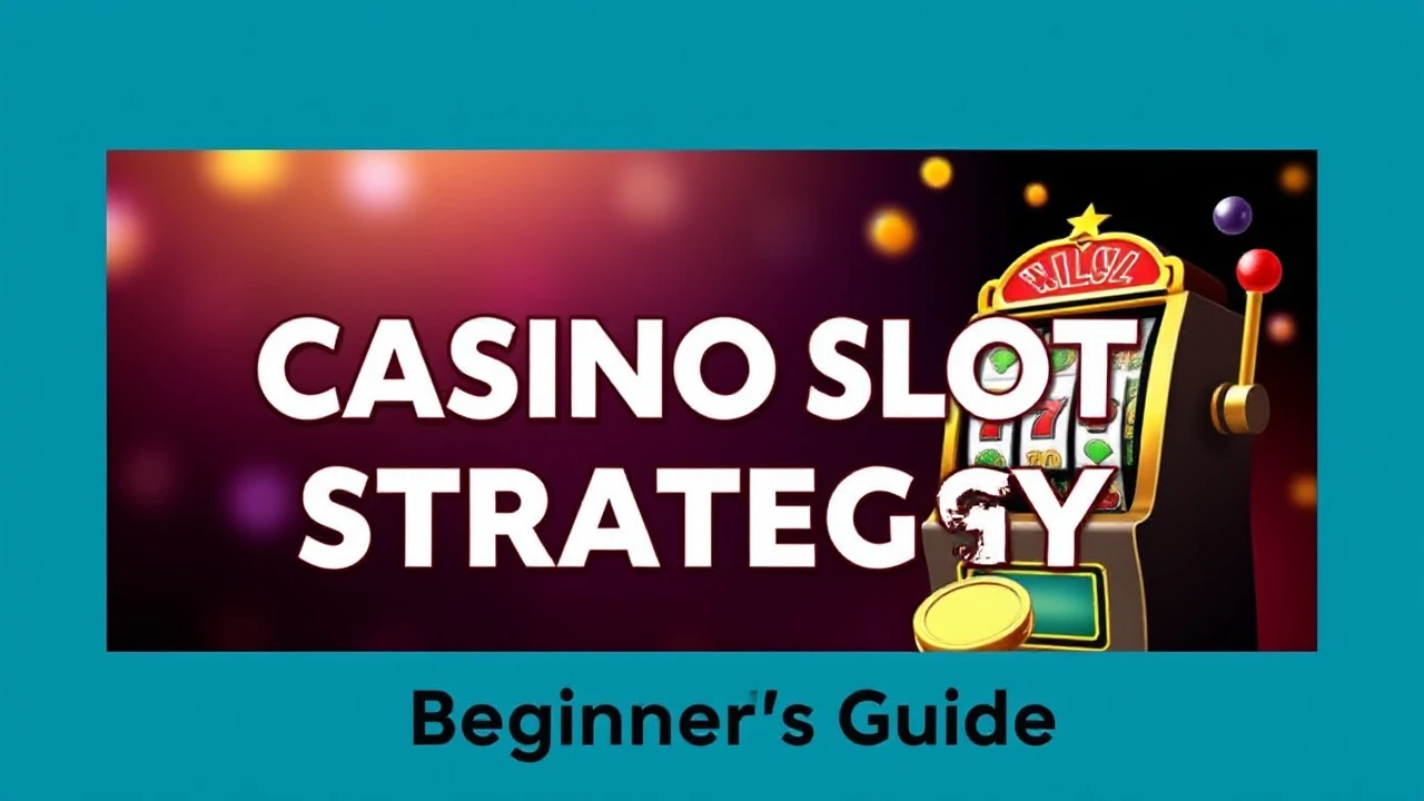 Perfecting the Art of Casino Slot Strategy: A Beginner's Guide