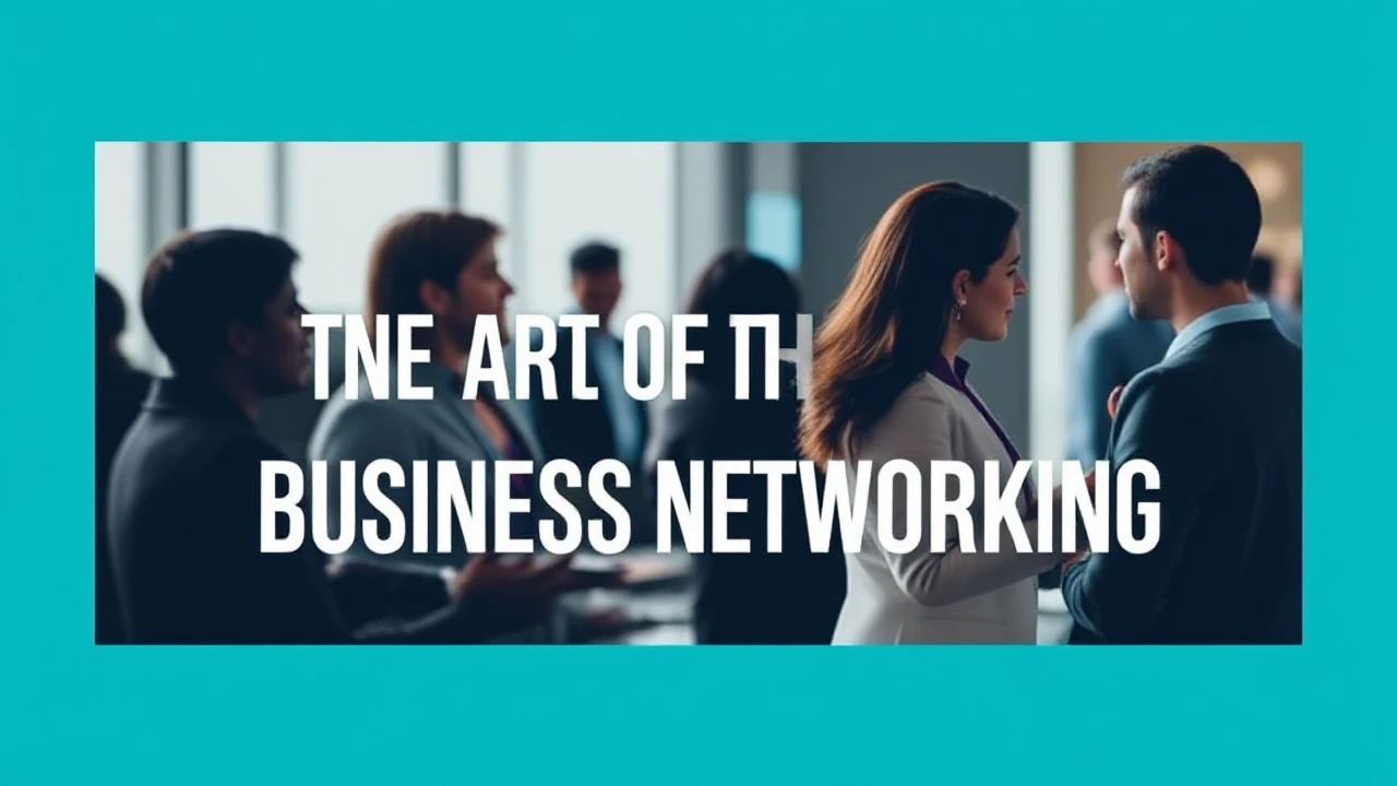 Becoming Proficient in the Art of Business Networking: An In-Depth Guide