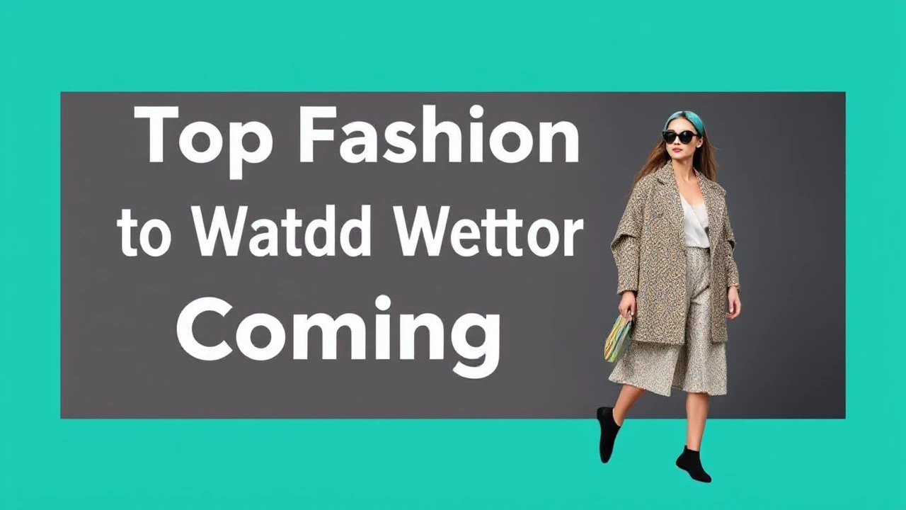 Top Fashion Trends to Watch Out for in the Coming Year