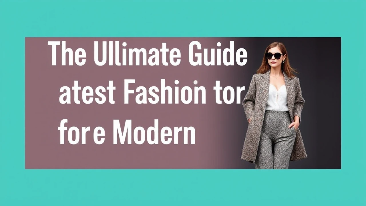 The Ultimate Guide to Latest Fashion for the Modern Woman