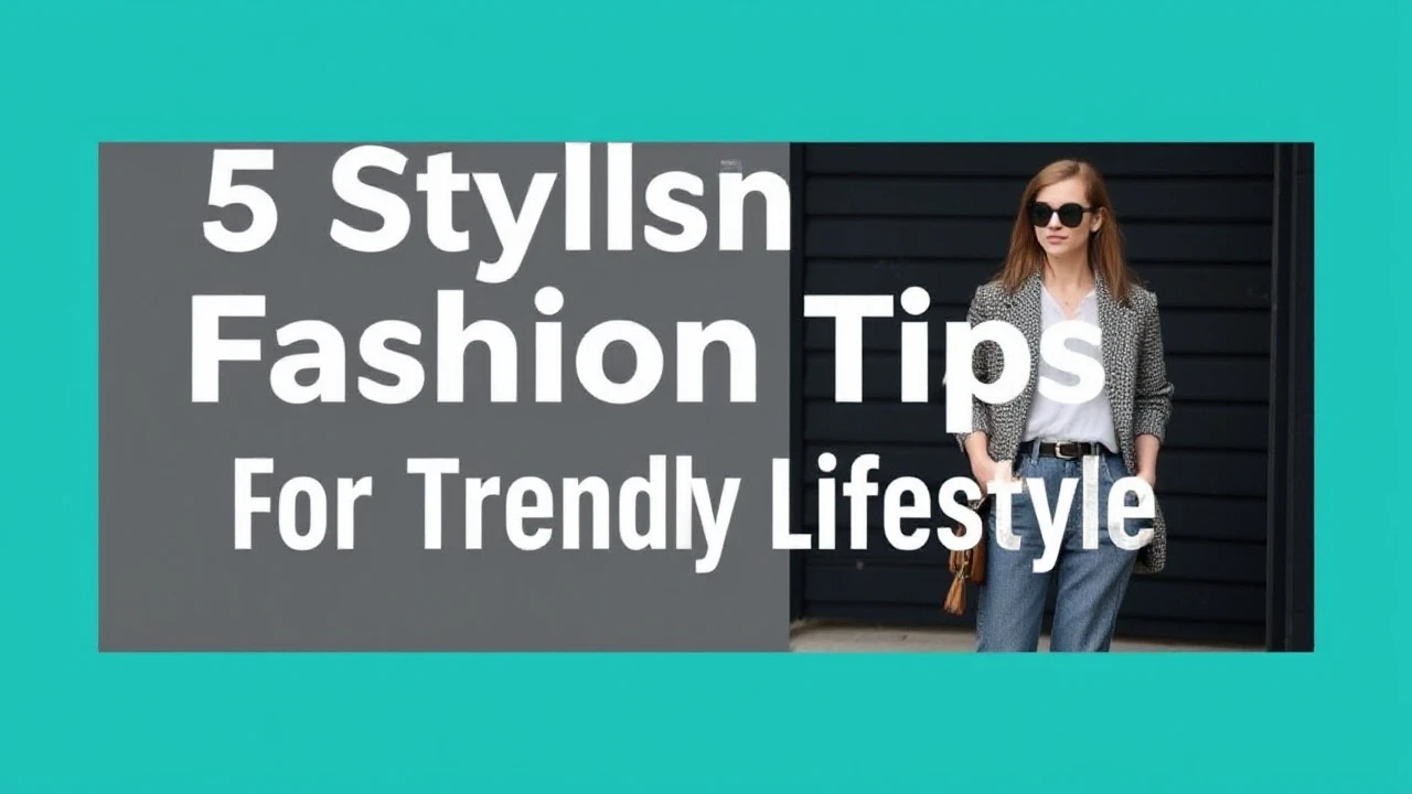 5 Stylish Fashion Tips for a Trendy Lifestyle