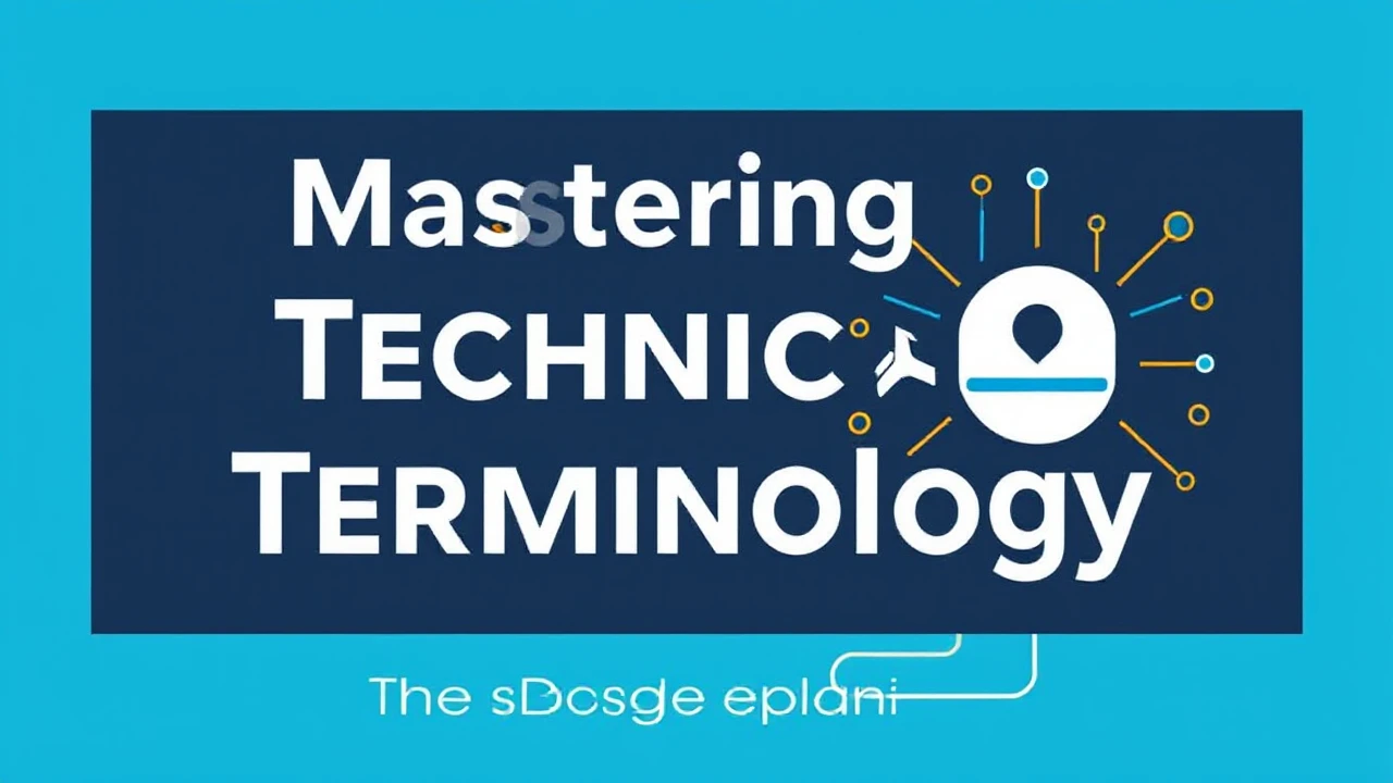 Mastering Technical Terminology: The Basics Explained