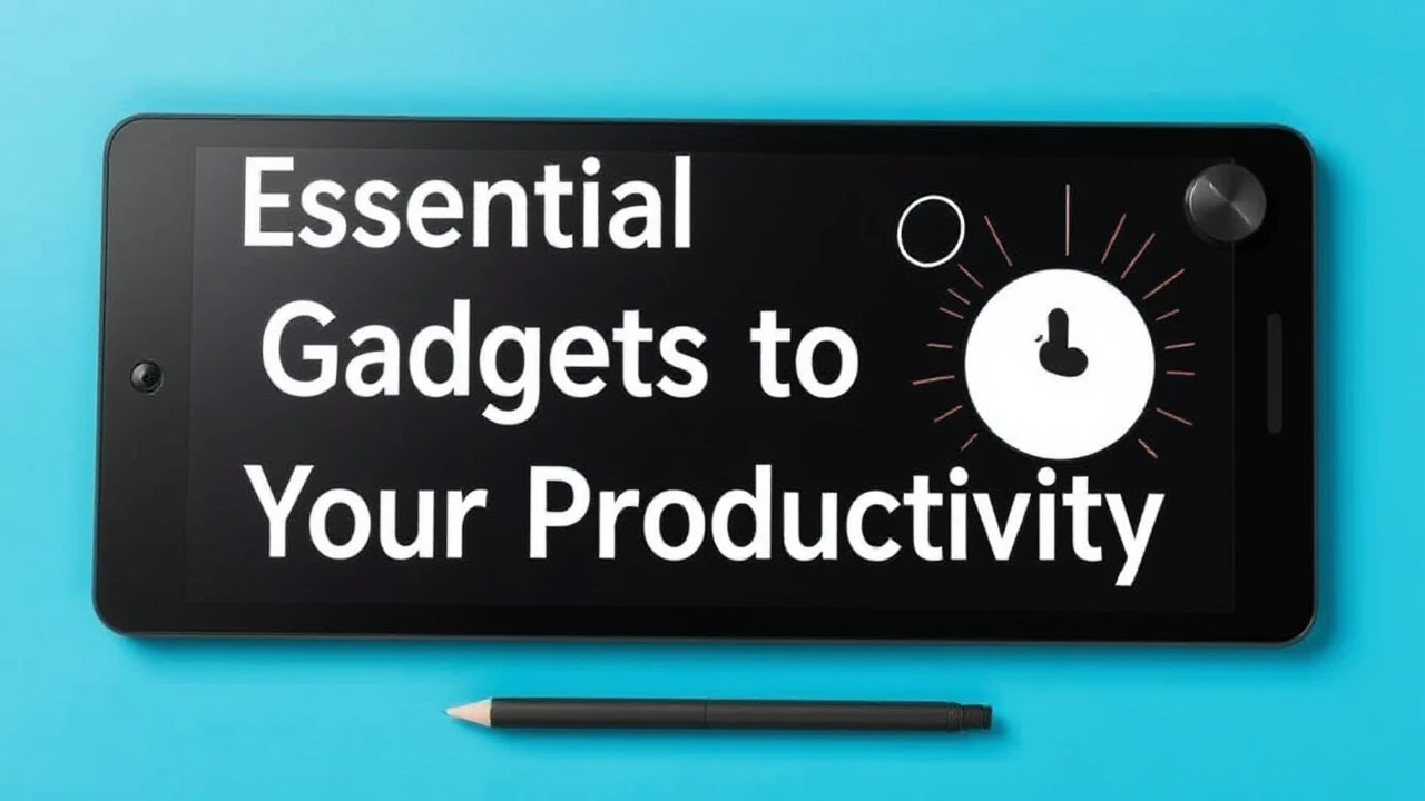 Essential Gadgets to Supercharge Your Productivity