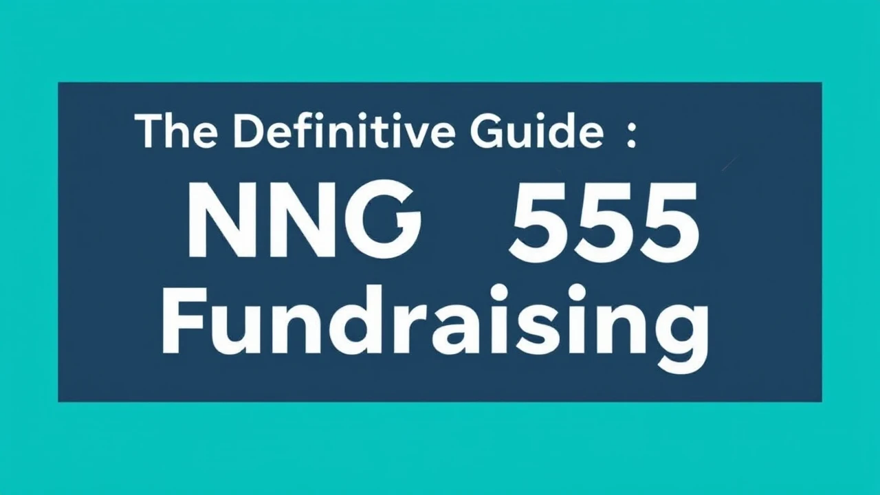 The Definitive Guide to NGO555 Fundraising