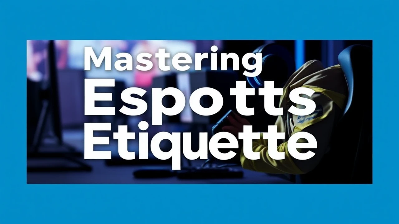 Mastering Esports Etiquette: Essential Rules for Competitive Gamers