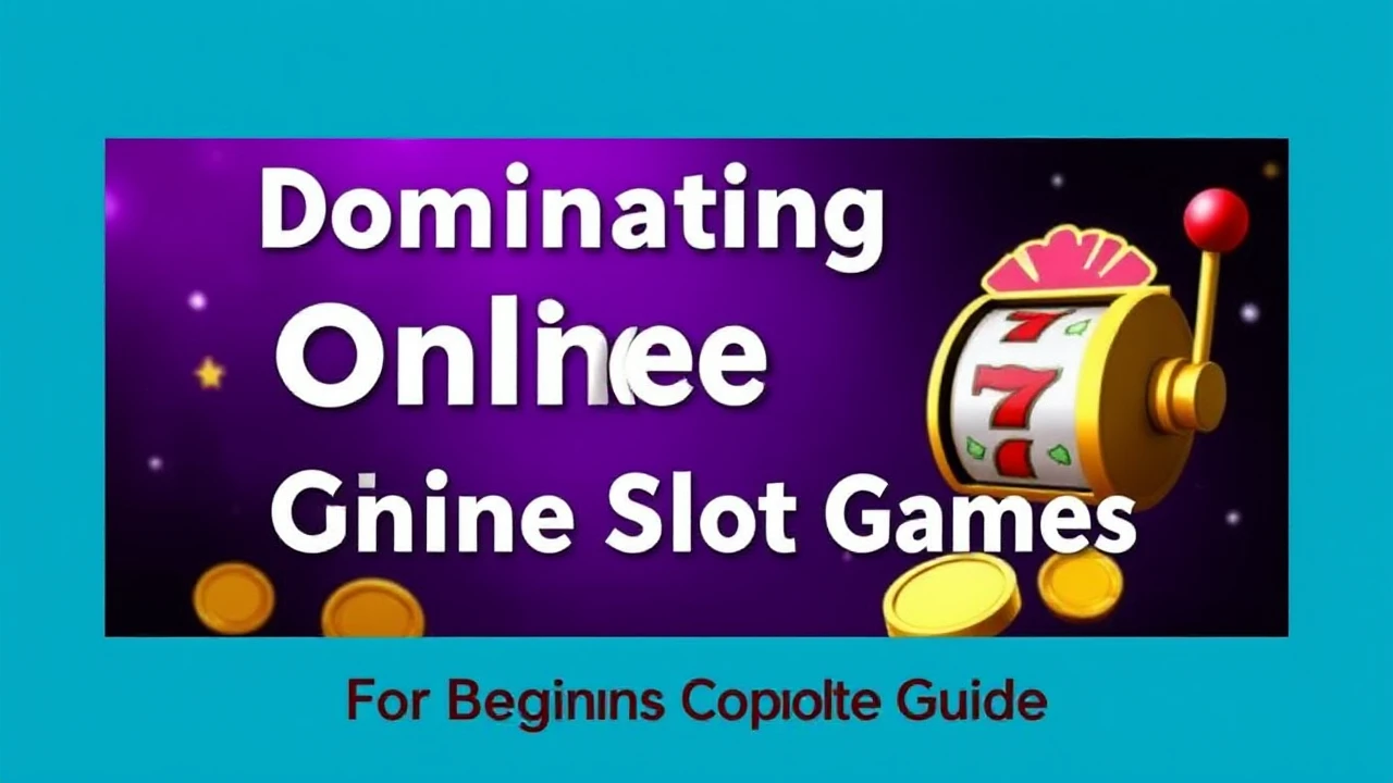 Dominating Online Slot Games: For Beginners Complete Guide