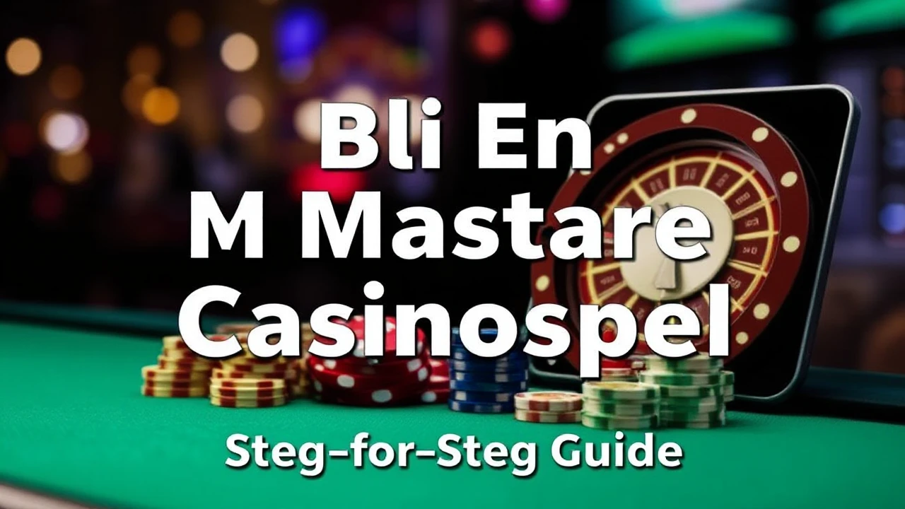Bli En Mästare på Casinospel: Steg-för-Steg Guide