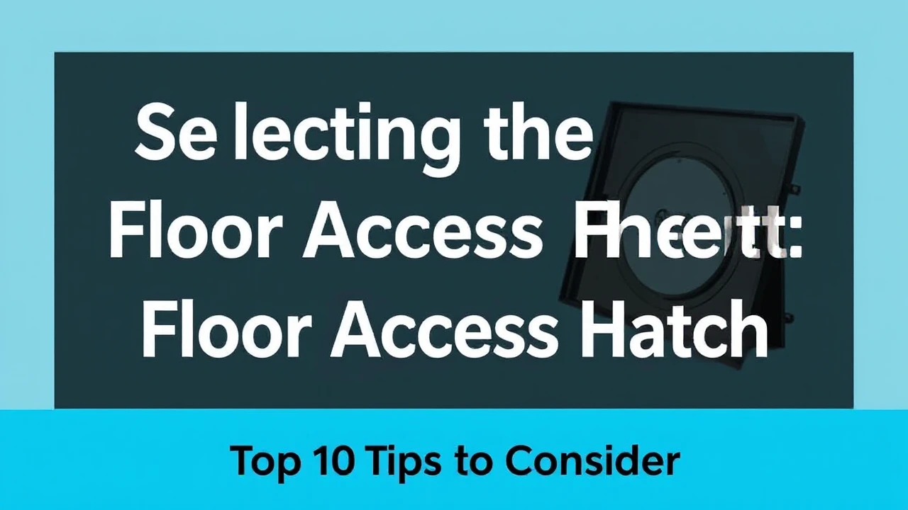 Your Go-To Resource for Selecting the Best Floor Access Hatch: Top 10 Tips to Consider