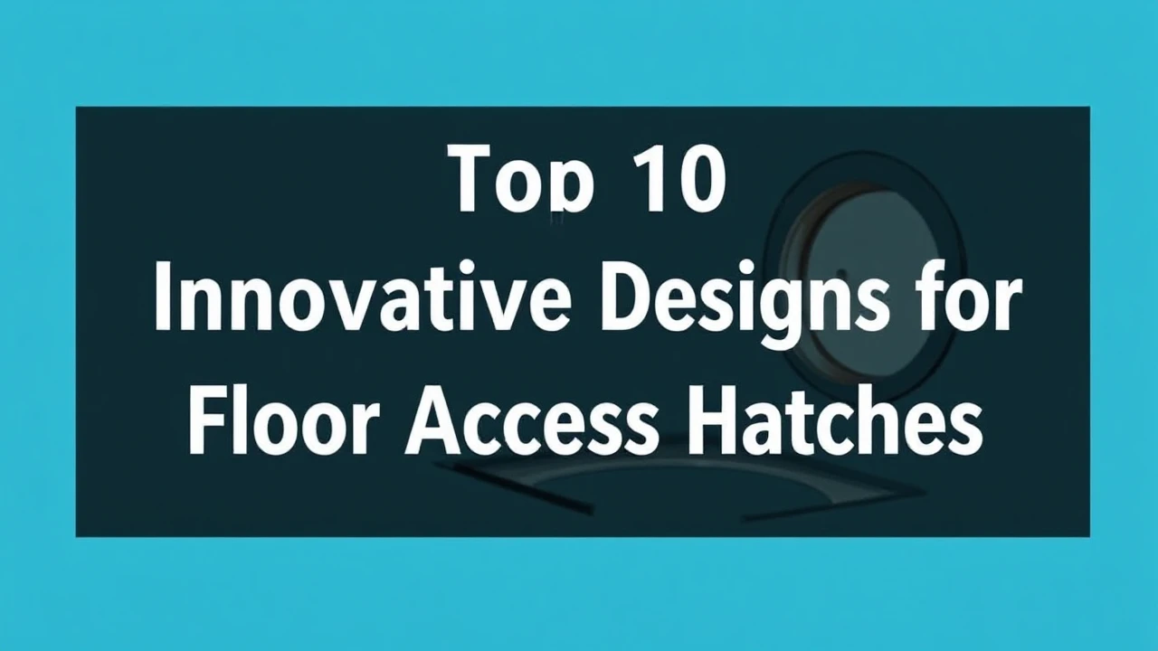 Exploring the Top 10 Innovative Designs for Floor Access Hatches