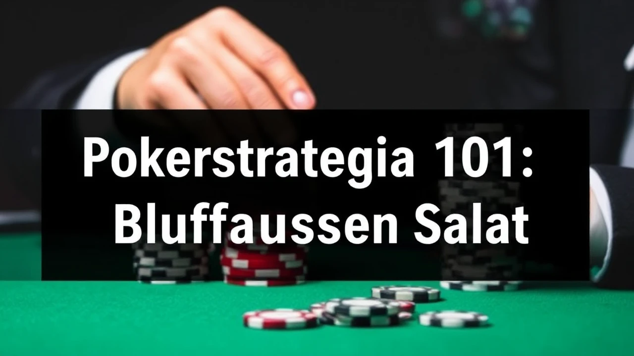 Pokeristrategia 101: Bluffauksen Salat