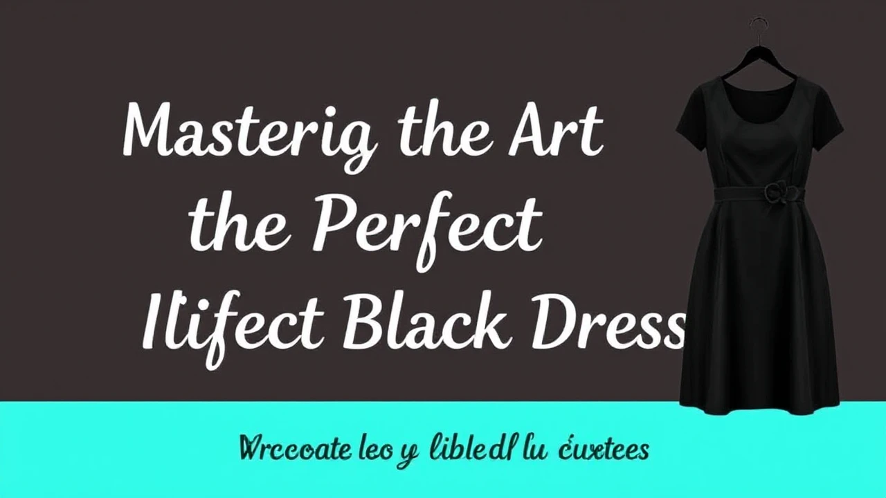 Mastering the Art of Selecting the Perfect Little Black Dress