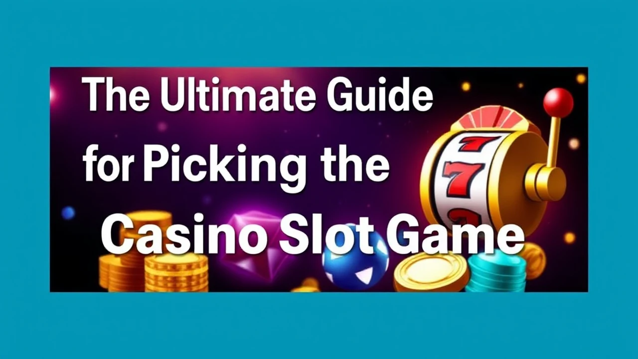 The Ultimate Guide for Picking the Best Casino Slot Game